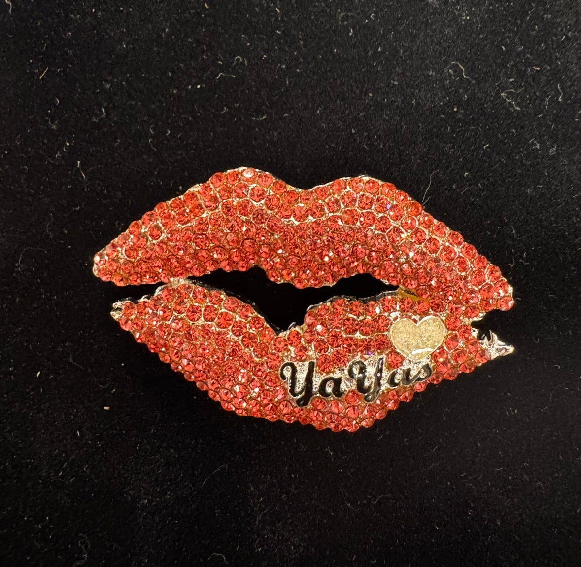 Rhinestone Lips/Heart