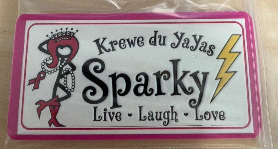 UV 3-D Custom Name Tag