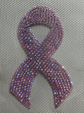 3.5 x 2.5 Pink Hot Fix Rhinestone Embellishment
